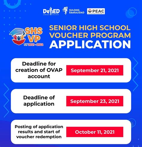 DepEd opens application for Senior High School Voucher .